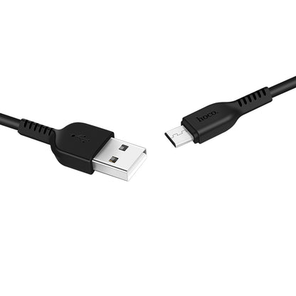 HOCO X20 Flash micro charging cable(L=3M) black
