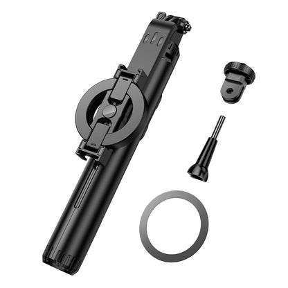 HOCO K25 Sherkhan magnetic aluminum alloy live broadcast holder black