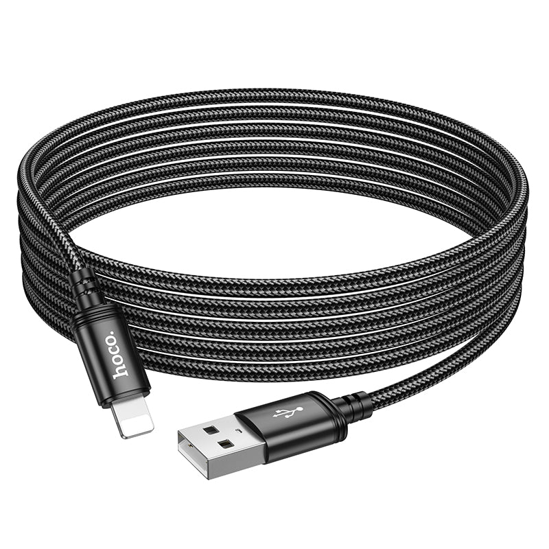 HOCO X91 Radiance charging data cable for iP(L=3M) black