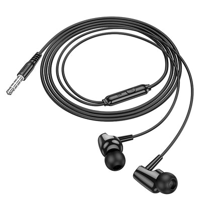 HOCO M94 universal earphones with microphone black
