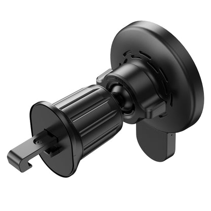 HOCO CA85 Ultra-fast magnetic wireless charging car holder black
