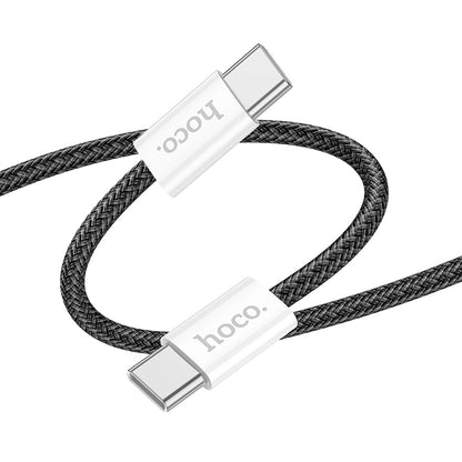 HOCO X104 Source 60W charging data cable Type-C to Type-C(L=2M) black