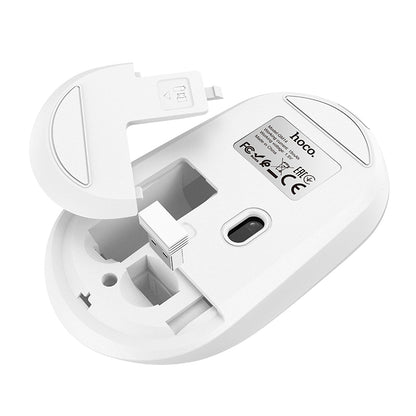 HOCO GM14 Platinum 2.4G business wireless mouse white