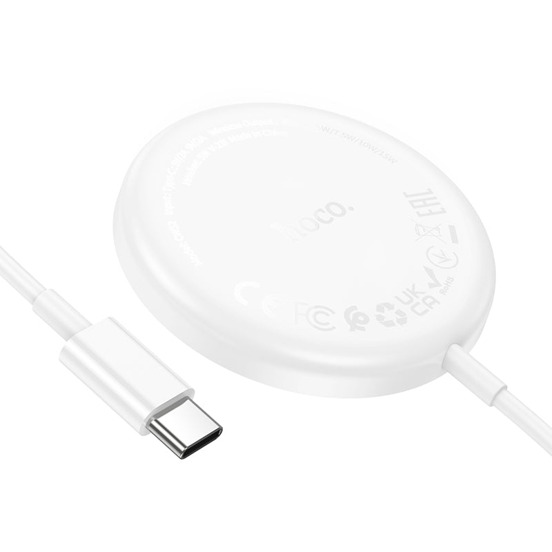 HOCO CW52 Enjoy magnetic 15w wireless fast charging White