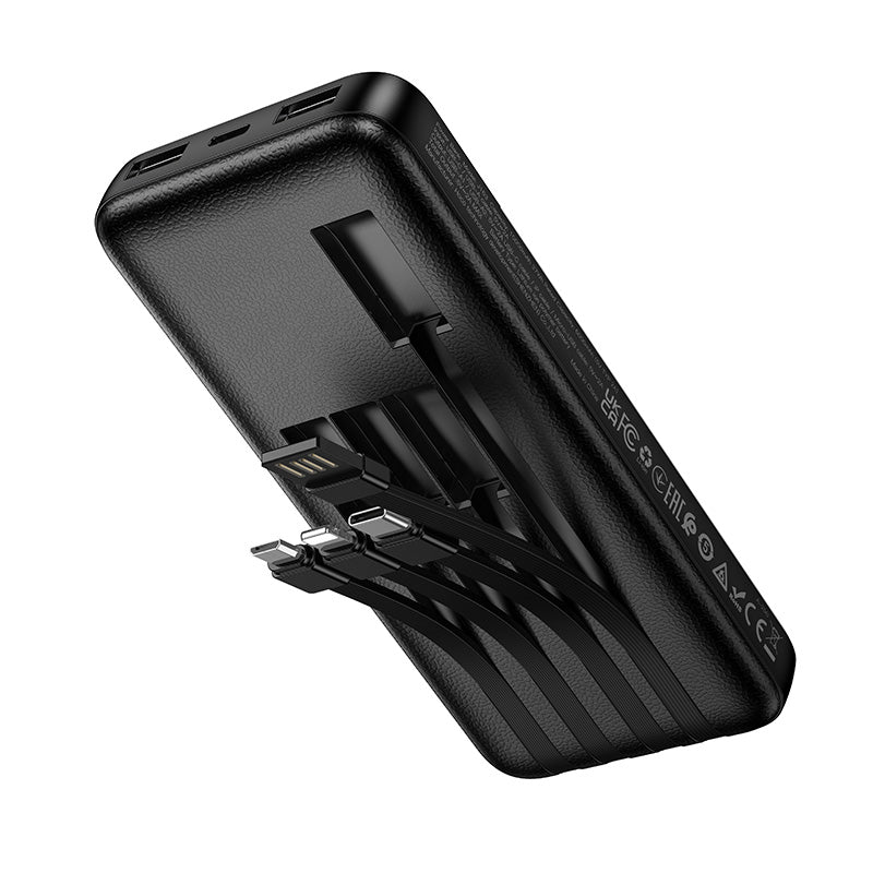 Hoco J163 10000mAh Fast Charge Power Bank - Black