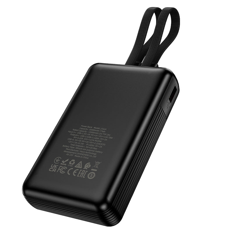 Hoco J162A 20000mAh Super Fast Charge Power Bank - Black