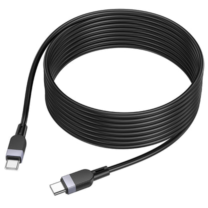 HOCO X109 Energy 60W silicone charging data cable C to C(L=3M) black