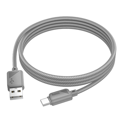 HOCO X113 Beneficio charging data cable Type-C gray
