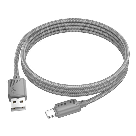 HOCO X113 Beneficio charging data cable Type-C gray
