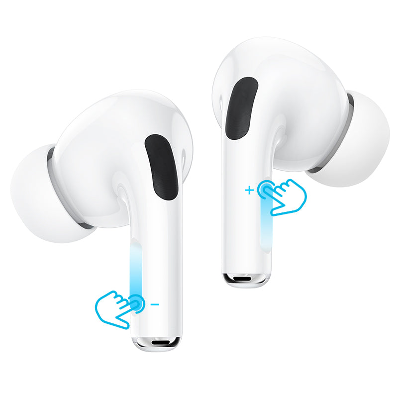 EW69 True wireless ANC+ENC noise cancelling BT headset-White