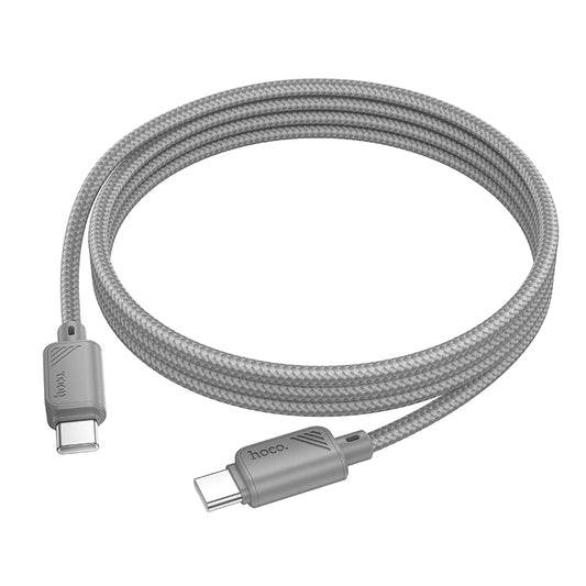 HOCO X113 Beneficio 60W charging data cable C to C gray