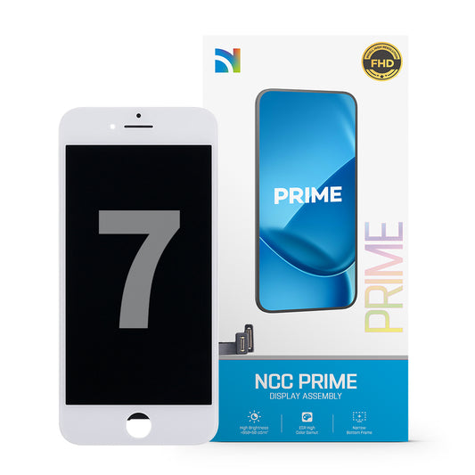 NCC Prime Display With Metal Plate for iPhone 7 White