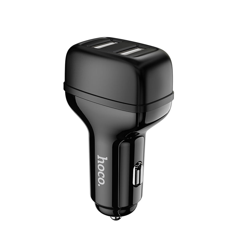 HOCO Z36 Leader 2.4A dual port car charger Black