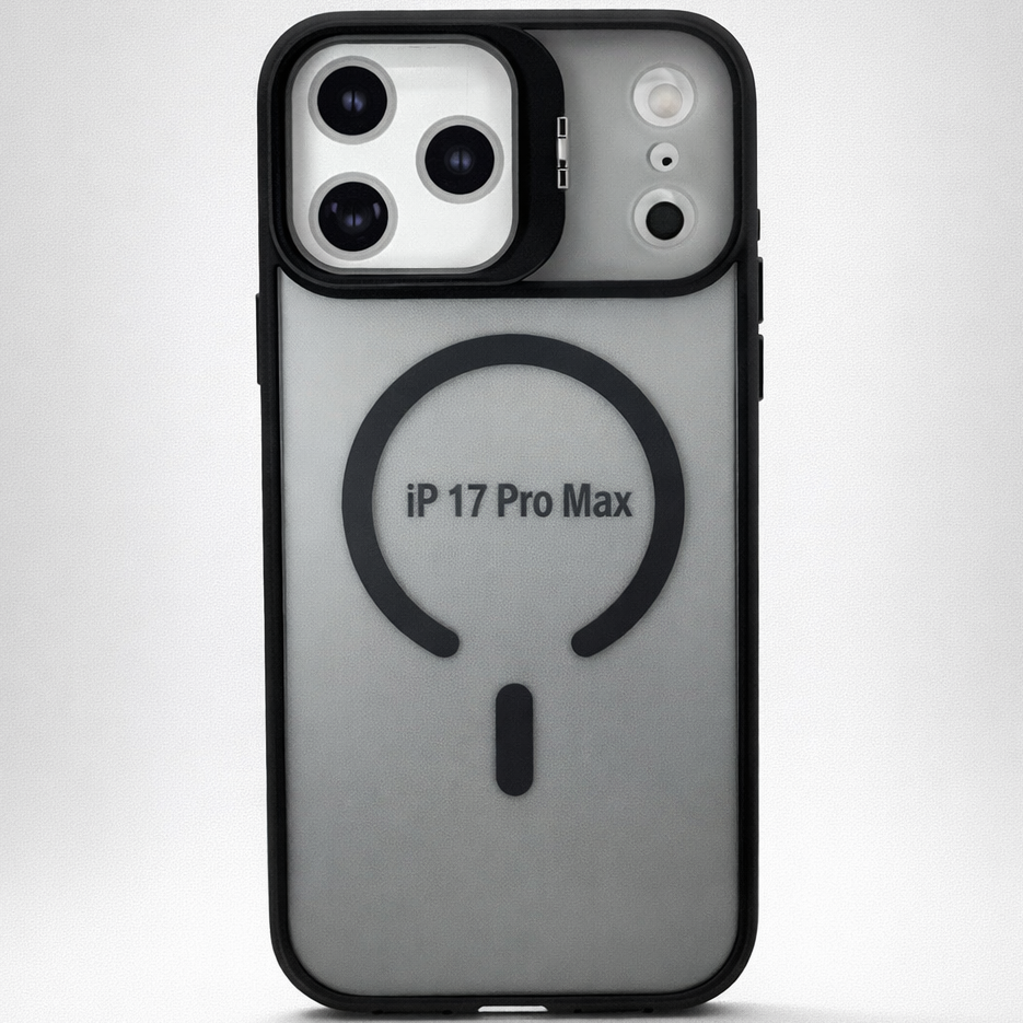 Metal CamStand iPhone 17 Pro Max Case Black