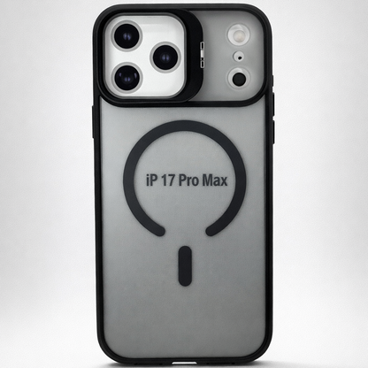 Metal CamStand iPhone 17 Pro Max Case Black