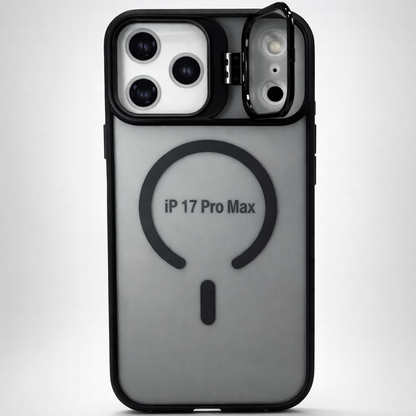 Metal CamStand iPhone 17 Pro Max Case Black