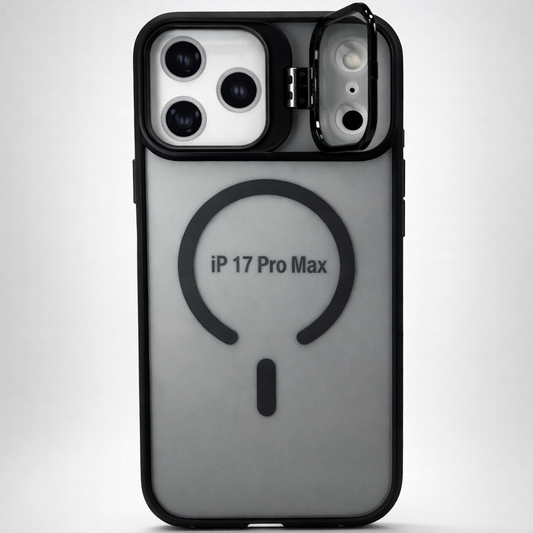 Metal CamStand iPhone 17 Pro Max Case Black