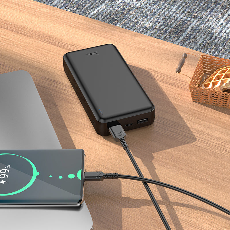 Hoco J100A 20000mAh Fast Charge Power Bank - Black