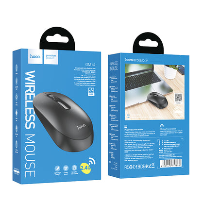 HOCO GM14 Platinum 2.4G business wireless mouse black
