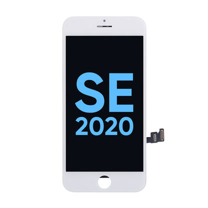 NCC Prime Display Assembly With Metal Plate for iPhone 8/SE 2020 White-All-in-one frame