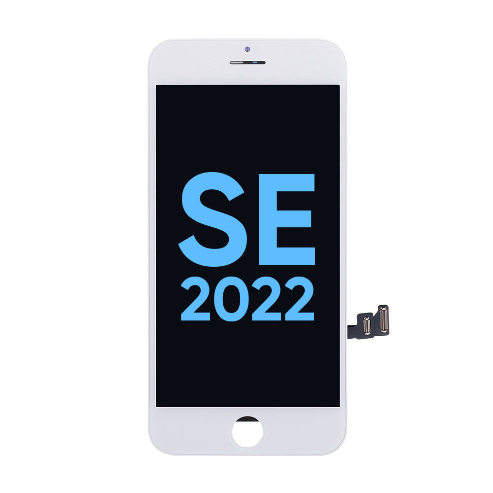 NCC Prime Display Assembly With Metal Plate for iPhone 8/SE 2020 White-All-in-one frame