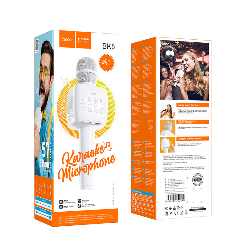 BK5 Cantando karaoke microphone-Blue