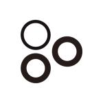 Back Camera Lens Set With Adhesive For iPhone 16 Pro / 16 Pro Max - Premium Pro