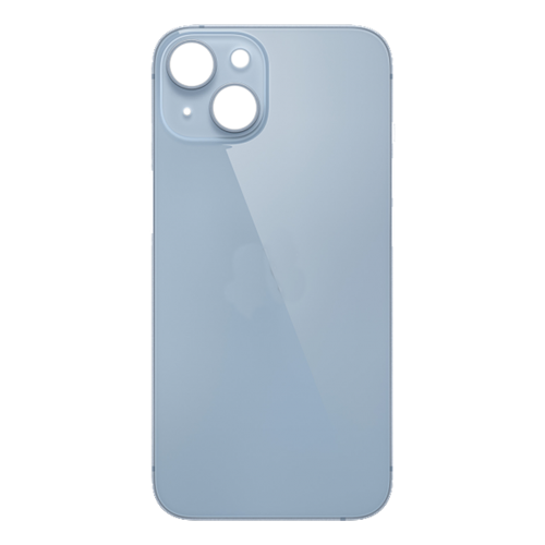 Back Glass iPhone 14 plus with Magnet and Steel Plate only - Blue