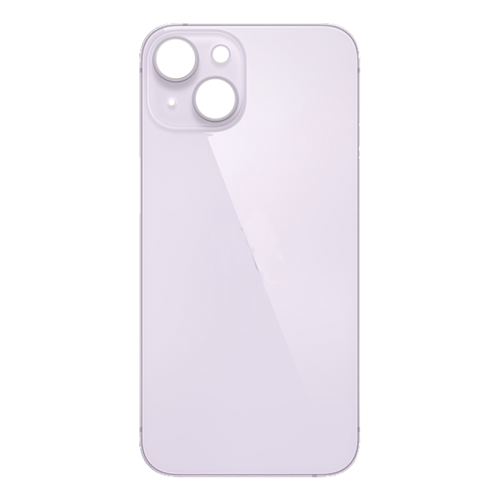 Back Glass iPhone 14 plus with Magnet and Steel Plate only - Purple