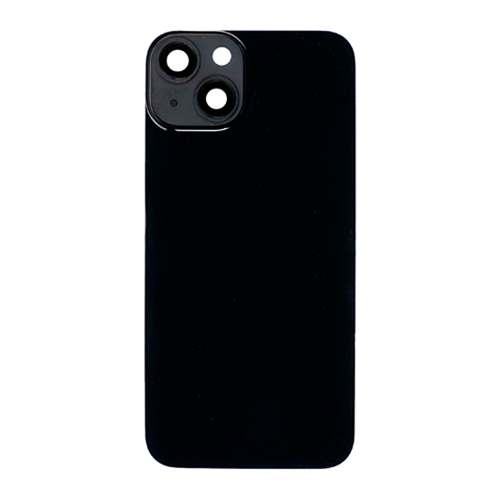 Back Glass iPhone 14 Plus With Flash, Mag Steel Plate, and NFC Flex Pre-installed - Midnight
