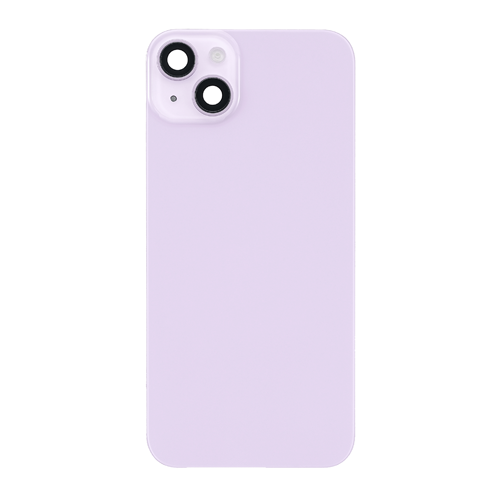 Back Glass iPhone 14 Plus With Flash, Mag Steel Plate, and NFC Flex Pre-installed - Purple