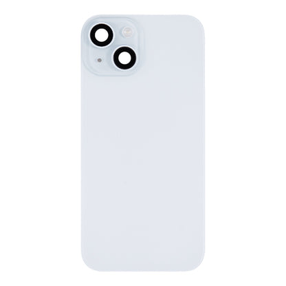 Back Glass iPhone 15 With Flash, Mag Steel Plate, and NFC Flex Pre-installed - Blue