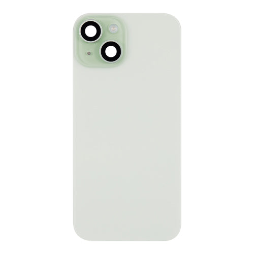 Back Glass iPhone 15 With Flash, Mag Steel Plate, and NFC Flex Pre-installed - Green