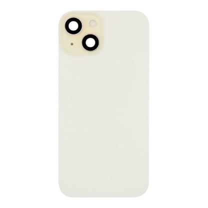 Back Glass iPhone 15 Plus With Flash, Mag Steel Plate, and NFC Flex Pre-installed - Yellow