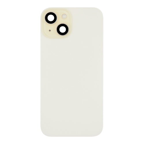 Back Glass iPhone 15 Plus With Flash, Mag Steel Plate, and NFC Flex Pre-installed - Yellow