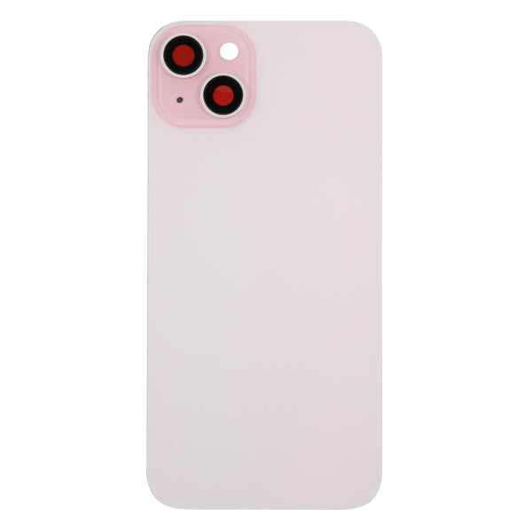 Back Glass iPhone 15 with Magnet and Steel Plate only - Pink