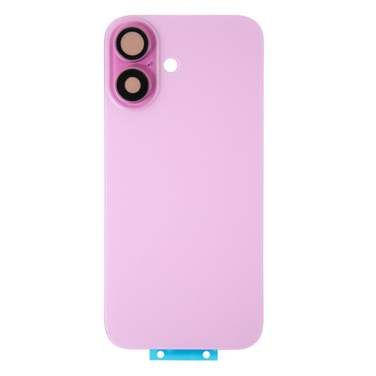Back Glass iPhone 16 with Magnet and Steel Plate only - Pink