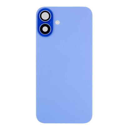 Back Glass iPhone 16 Plus With Flash, Mag Steel Plate, and NFC Flex Pre-installed - Ultramarine