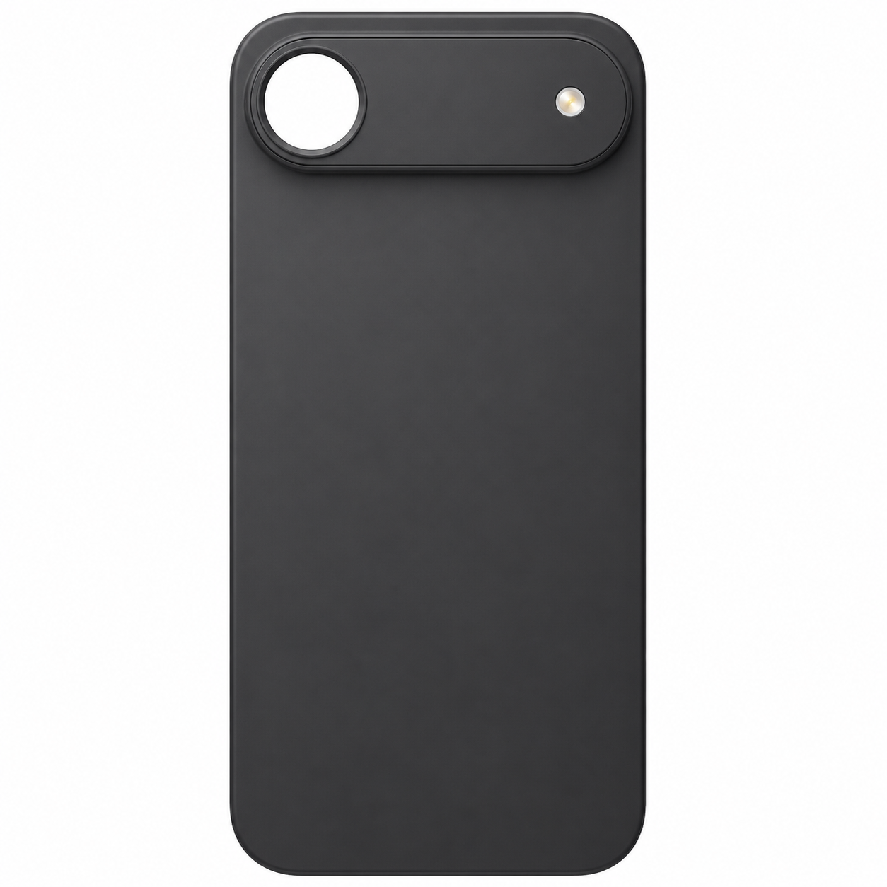 Back Glass iPhone 17 Air With Flash, Mag Steel Plate, and NFC Flex Pre-installed - Space Black