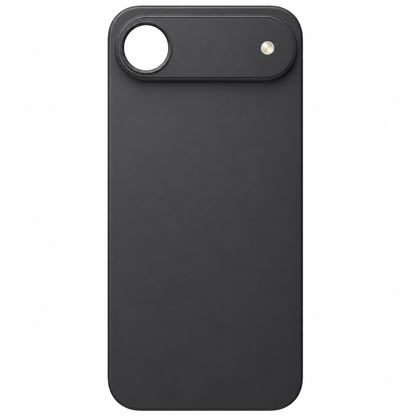 Back Glass iPhone 17 Air With Flash, Mag Steel Plate, and NFC Flex Pre-installed - Space Black