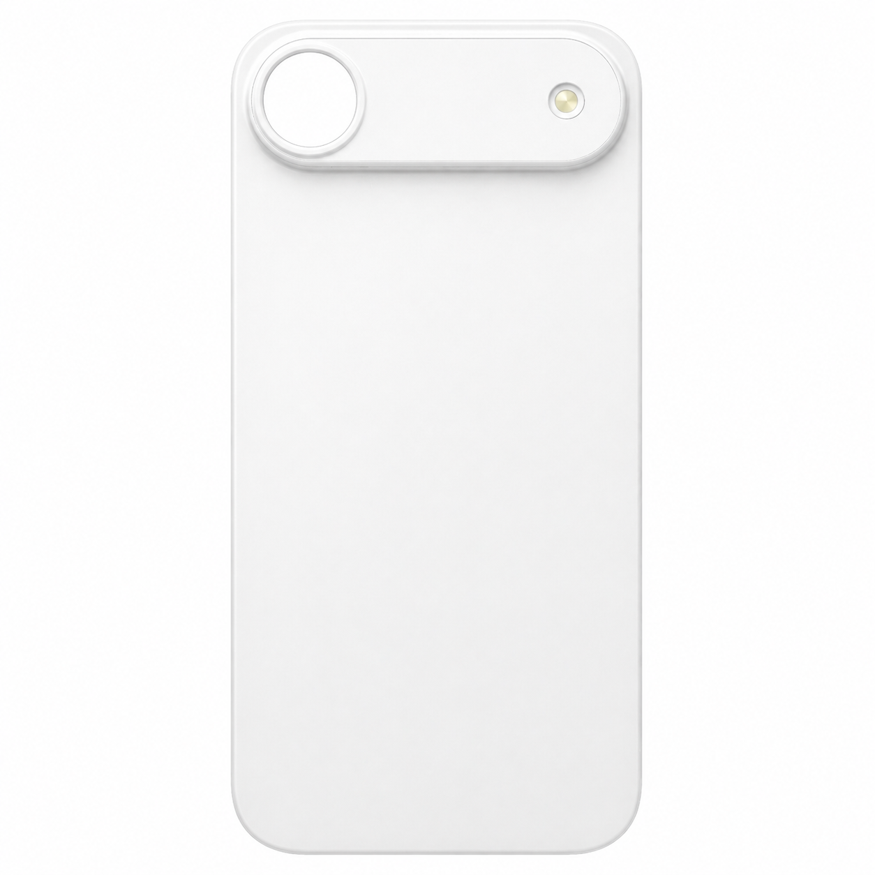 Back Glass iPhone 17 Air With Flash, Mag Steel Plate, and NFC Flex Pre-installed - Cloud White