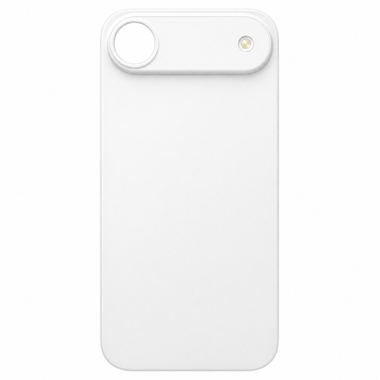 Back Glass iPhone 17 Air With Flash, Mag Steel Plate, and NFC Flex Pre-installed - Cloud White