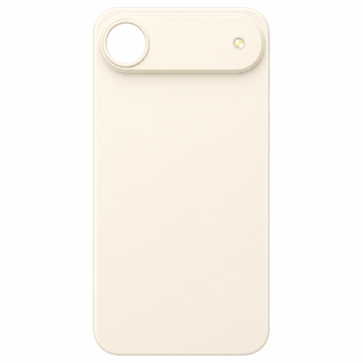 Back Glass iPhone 17 Air With Flash, Mag Steel Plate, and NFC Flex Pre-installed - light Gold