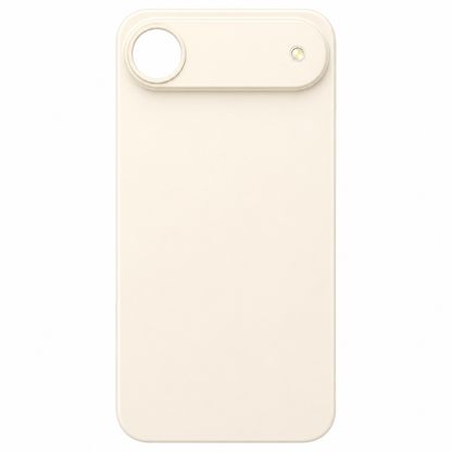 Back Glass iPhone 17 Air With Flash, Mag Steel Plate, and NFC Flex Pre-installed - light Gold