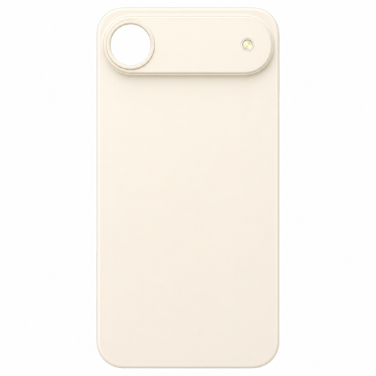Back Glass iPhone 17 Air With Flash, Mag Steel Plate, and NFC Flex Pre-installed - light Gold