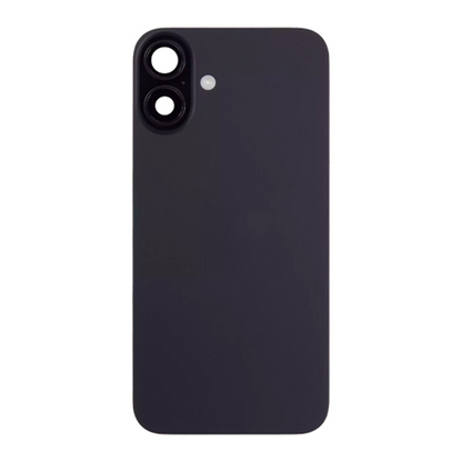 Back Glass iPhone 17 With Flash, Mag Steel Plate, and NFC Flex Pre-installed - Black