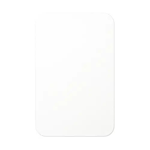 Back Glass iPhone 17 Pro Max with Magnet and Steel Plate only - Silver