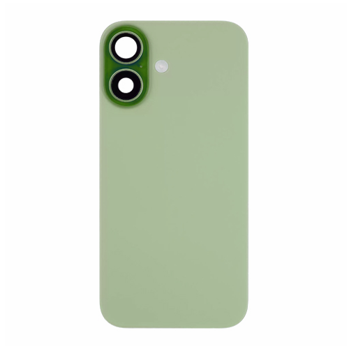Back Glass iPhone 17 With Flash, Mag Steel Plate, and NFC Flex Pre-installed - Sage