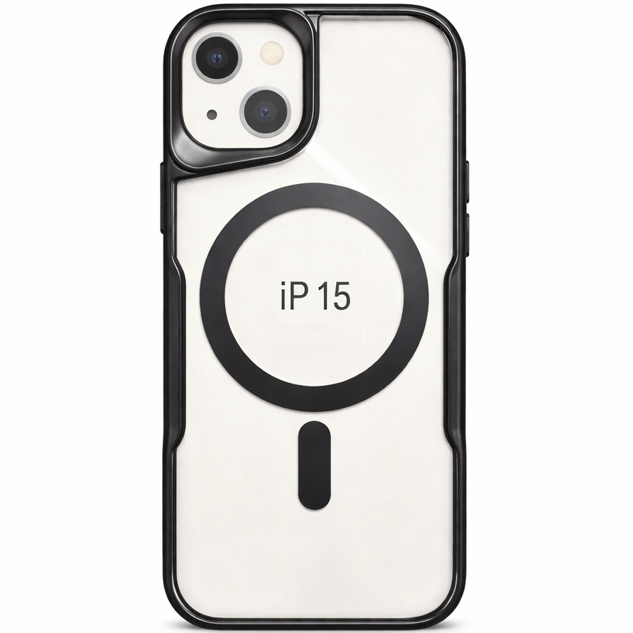 BOS Iphone 15 Case- Black