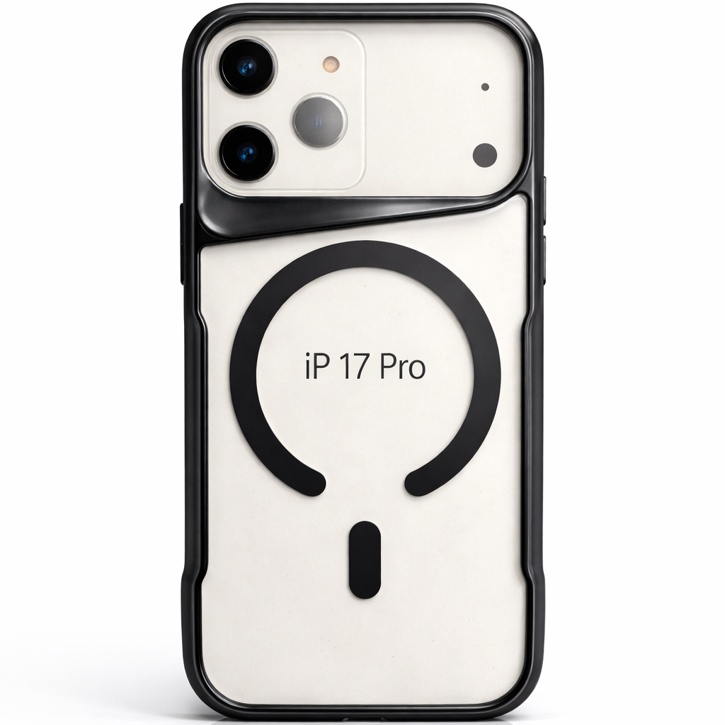 BOS Iphone 17 Pro Case- Black